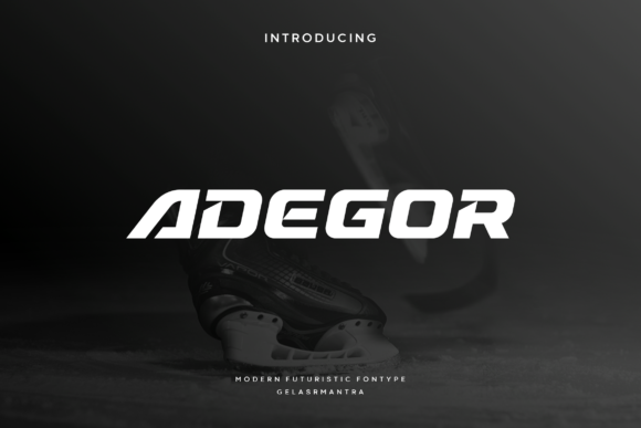 Adegor: A Dynamic Display Font That Gives Your Brand Instant Energy