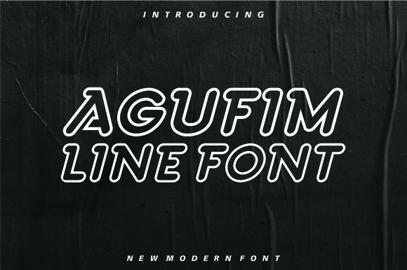 Agufim Line: A Display Font That Makes Your Headlines Feel Intentional