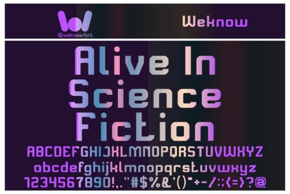 Alive in Science Fiction: A Display Font for Scroll-Stopping Campaigns