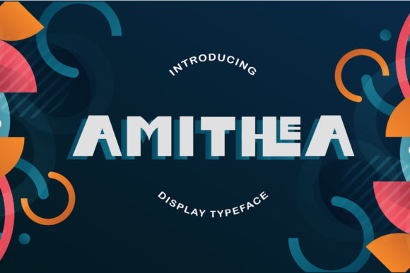 Amithea: A Bold, Robotic Display Font That Anchors Editorial Moments