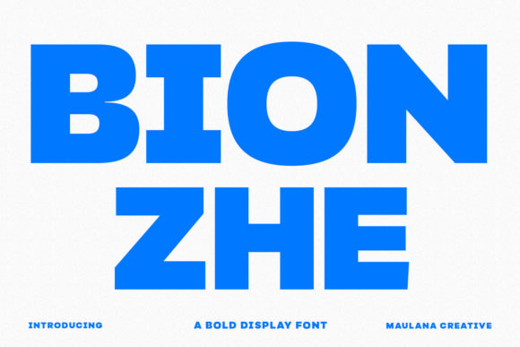 Bionzhe: A Bold Display Font for Digital Branding