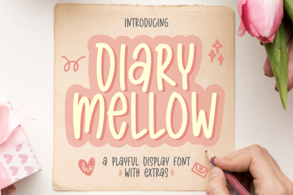 Diary Mellow: A Thoughtful Display Font for Editorial Design