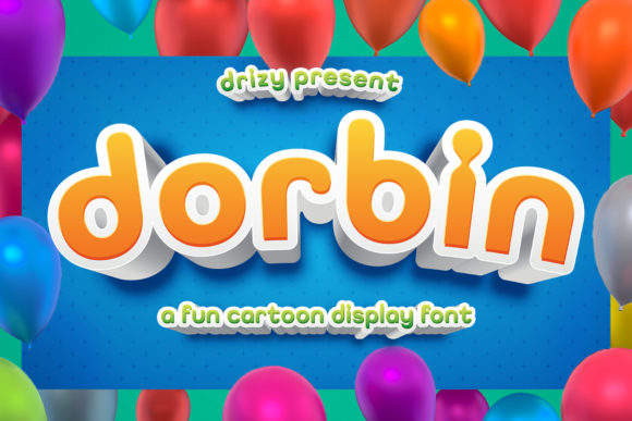 Dorbin: A Playful Display Font for Handmade Charm