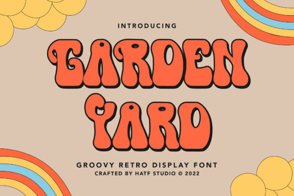 Garden Yard: A Retro Display Font That Adds Warmth to Real Business Branding