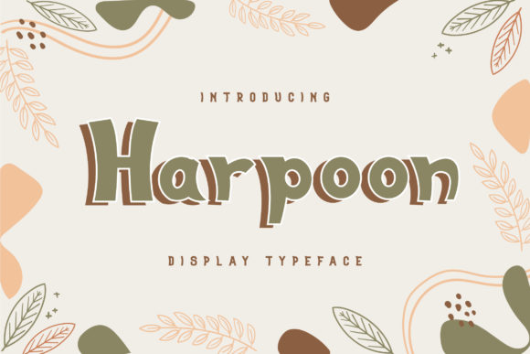 Harpoon: A Bold Display Font That Anchors Brand Identity