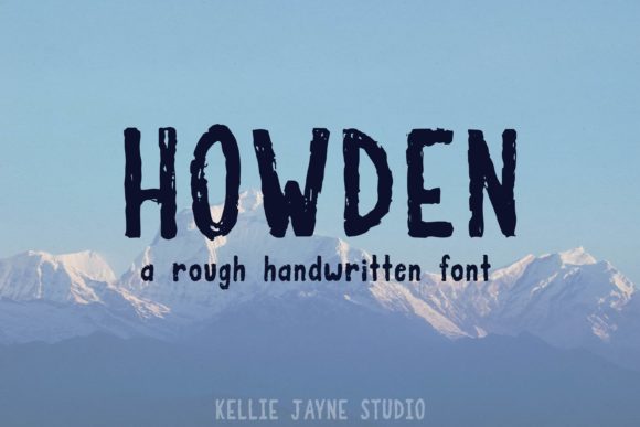 Howden: A Hand-Drawn Display Font That Feels Like Home