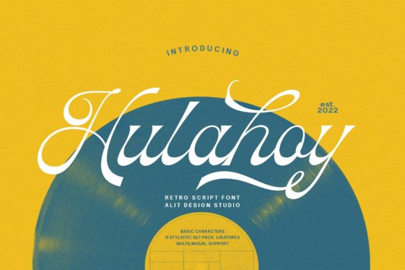 Hulahoy: A Retro Display Font with Editorial Warmth