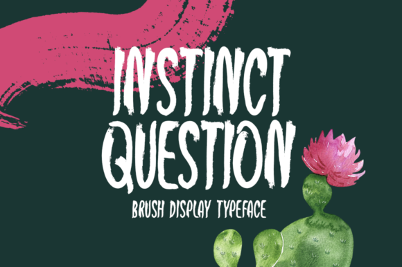 Instinct Question: A Display Font That Elevates Digital Headlines