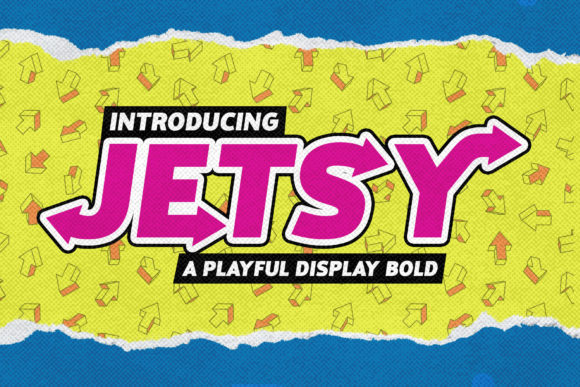 Jetsy: A Friendly Display Font for Warm, Engaging Web Headlines