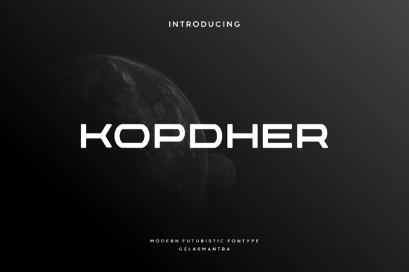 Kopdher: A Modern Display Font for Handmade Brands