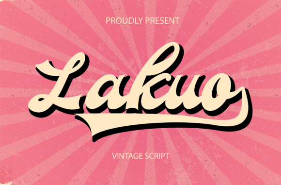 Lakuo: A Display Font That Commands Attention