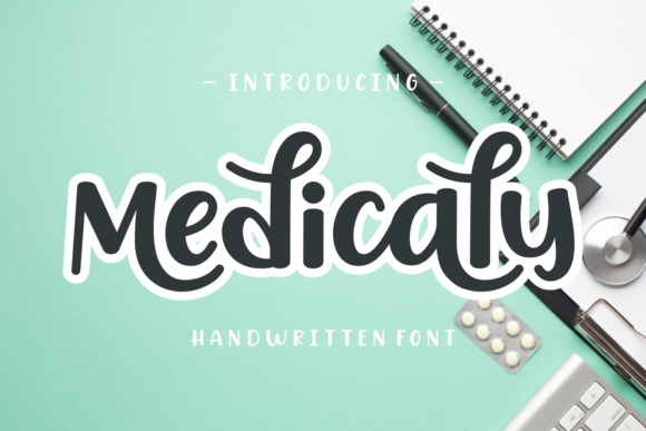 Medicaly: A Playful Display Font for Friendly Branding