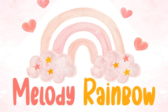Meet Melody Rainbow: A Joyful Display Font for Digital Brands