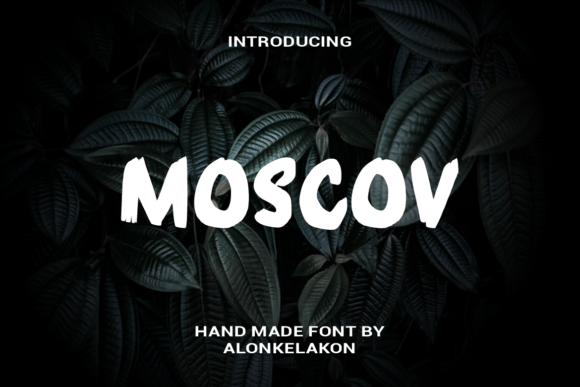 Moscov: A Bold Display Font That Makes Handmade Products Shine