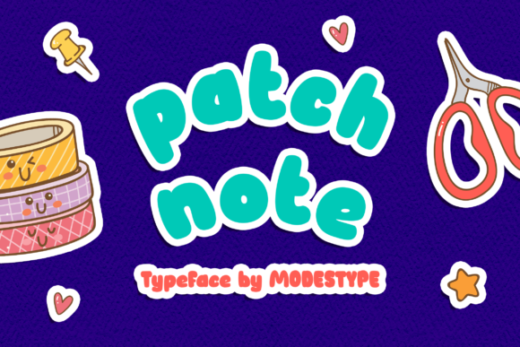 Patch Note: A Friendly Display Font for Digital Branding