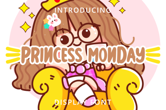 Princess Monday: A Playful Display Font for Friendly Digital Brands
