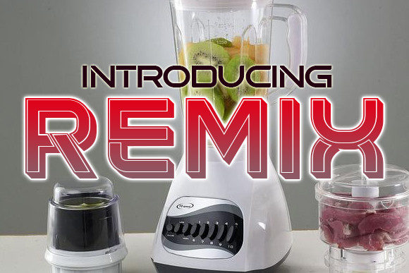 Remix: A Bold 3D Display Typeface for Scroll-Stopping Marketing