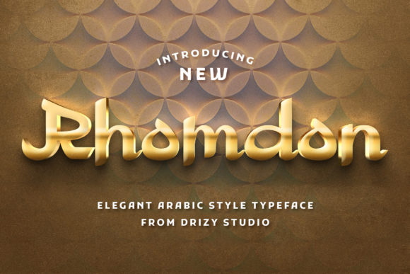 Rhomdon: An Elegant Arabic Display Typeface for Digital Brands