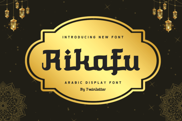 Rikafu Arabic Typeface for Elegant Digital Branding