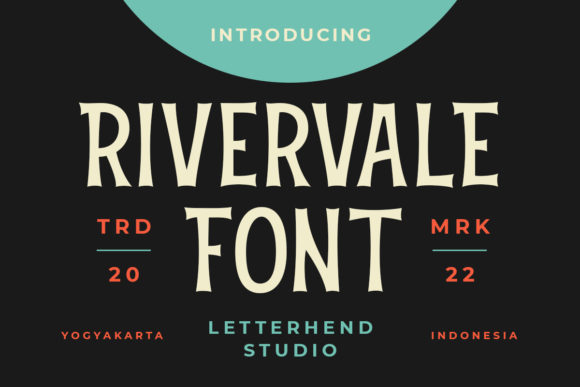 Rivervale: A Vintage Display Font That Feels Like Home