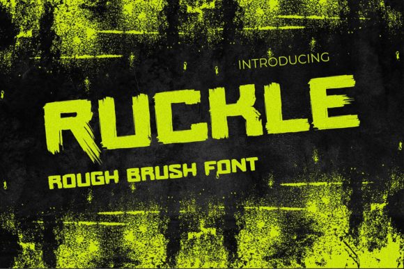 Ruckle: A Bold, Warm Display Font for Editorial Moments