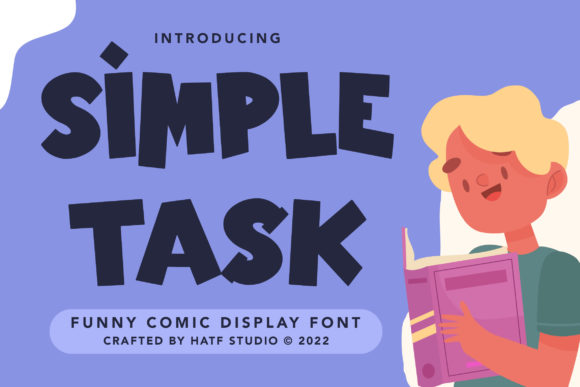 Simple Task: A Playful Handwritten Display Font That Works