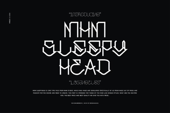 Sleepy Head Font: A Clean, Futuristic Display Typeface Review