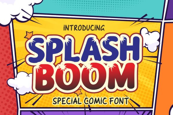 Splash Boom: A Display Font That Makes Your Brand Pop