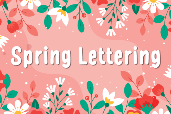 Spring Lettering: A Natural Display Font for Scroll-Stopping Campaigns