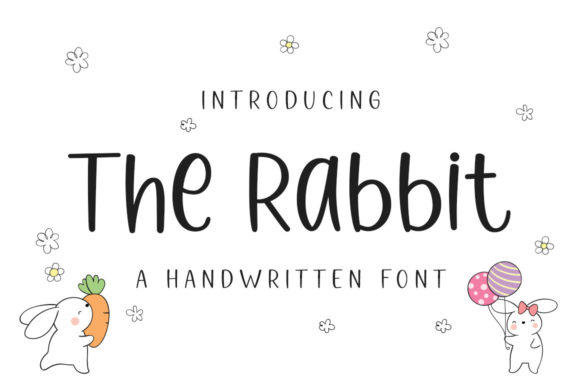 The Rabbit: A Handwritten Display Font with Quiet Confidence