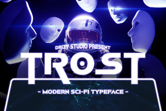 Trost: A Futuristic Display Font That Actually Works in Real Branding