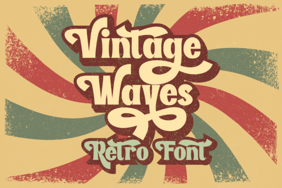 Vintage Waves: A Display Font That Feels Like a Thoughtful Pause